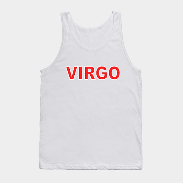 virgo sign Tank Top by Chandan